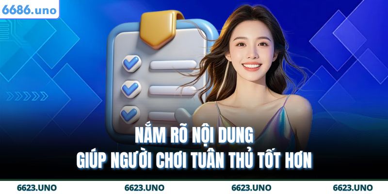Điều Khoản Và Điều Kiện 6686 2 Nắm rõ nội dung giúp người chơi tuân thủ tốt hơn