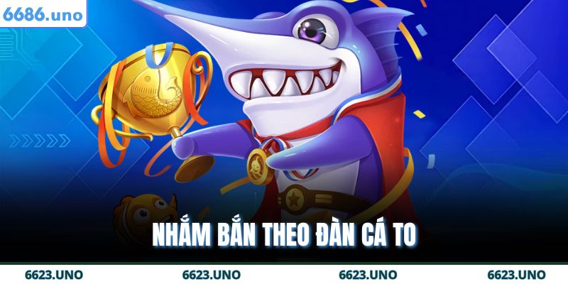 Bắn Cá Tiểu Tiên - Săn Cá Kiếm Tiền Cực Đỉnh Tại 6686 4 Nhắm bắn theo đàn cá to