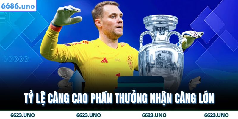 Kèo Châu Âu 6688 - Bí Quyết Tăng Cơ Hội Thắng Lớn 3 Tỷ lệ càng cao phần thưởng nhận càng lớn